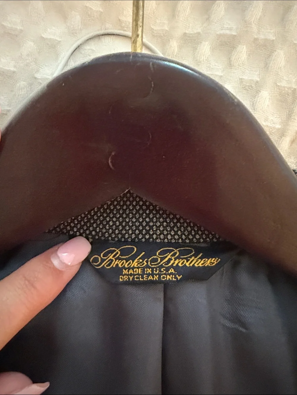 Brooks Brothers Charcoal Gray Men's Blazer